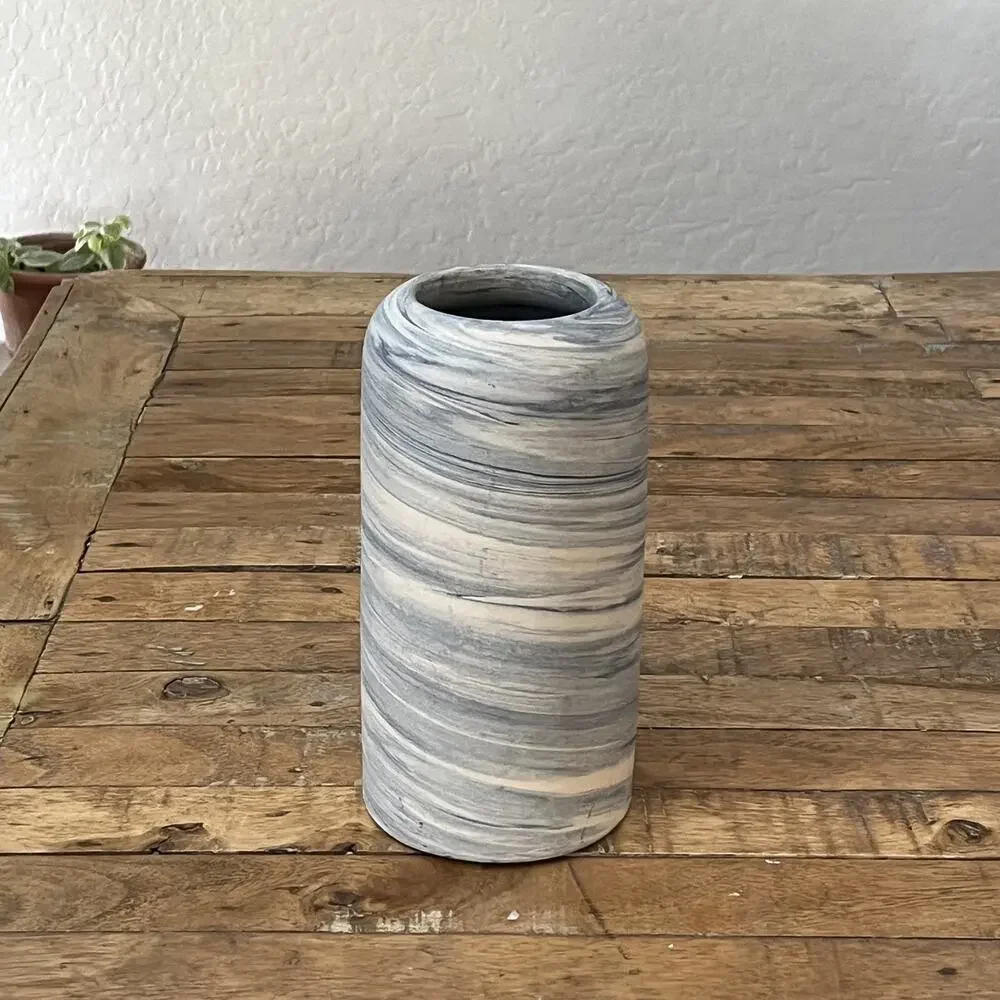 Studio Art Pottery Clay Vase 8